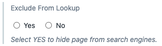 exclude from lookup screenshot