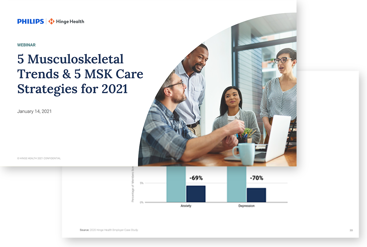 Philips: 5 Musculoskeletal trends & 5 MSK care strategies for 2021