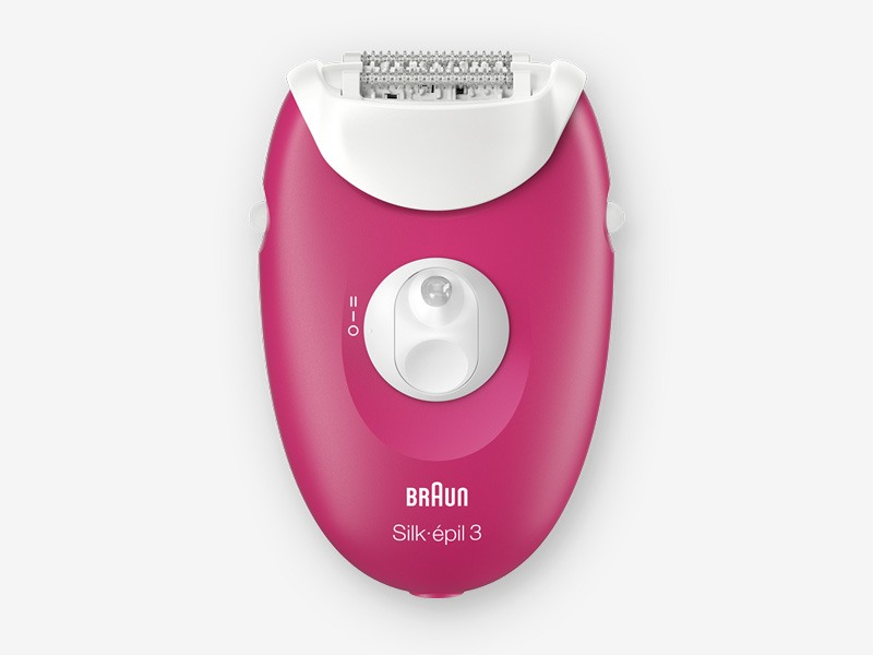 Braun Silk Epil Soft Perfection Epilator, Se 3-430 - Pink