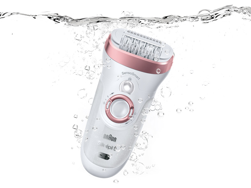 Braun Silk SE9-961 Wet and Dry Epilator Cordless Hair Removal 4-in-1  Epilator/Epilation Exfoliation and Skin Care System + 12 Extras, 2 Pin Plug
