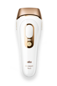 Braun IPL Silk-expert Pro 5 PL5137 latest generation 400,000 flashes,  permanent visible hair removal, white and gold, with luxurious pouch and  Venus razor, Beauty & Personal Care, Hair on Carousell