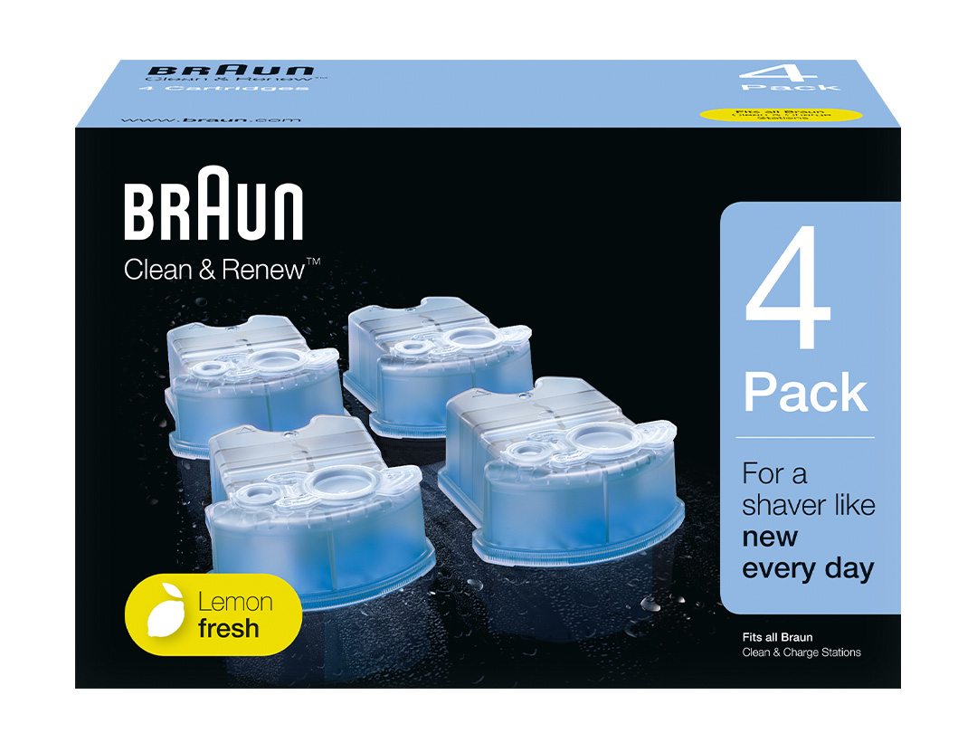 Clean & Charge station Braun Clean & Renew cartridge refills Braun
