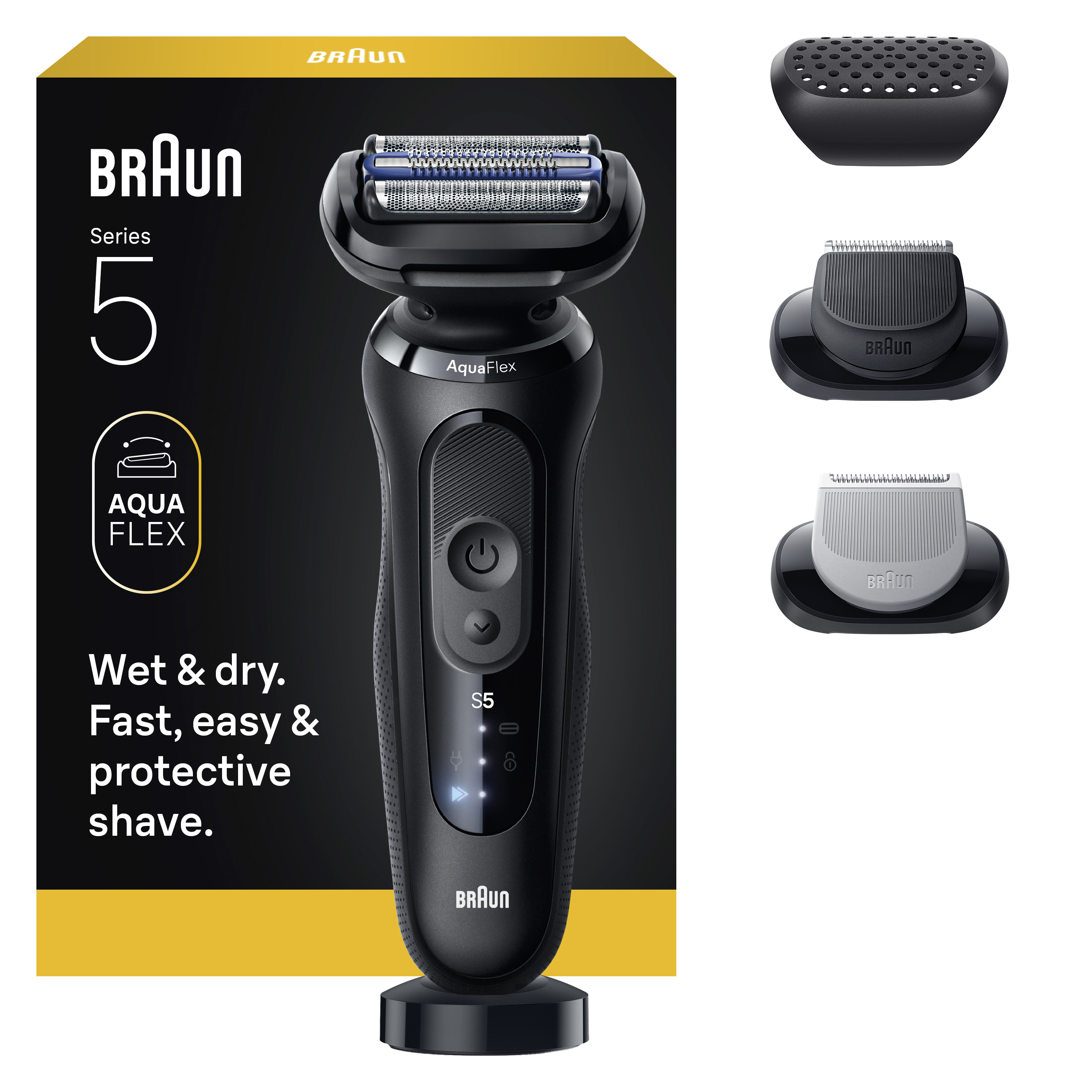 Braun Series 5: Wet & Dry Electric Shavers | Braun CA