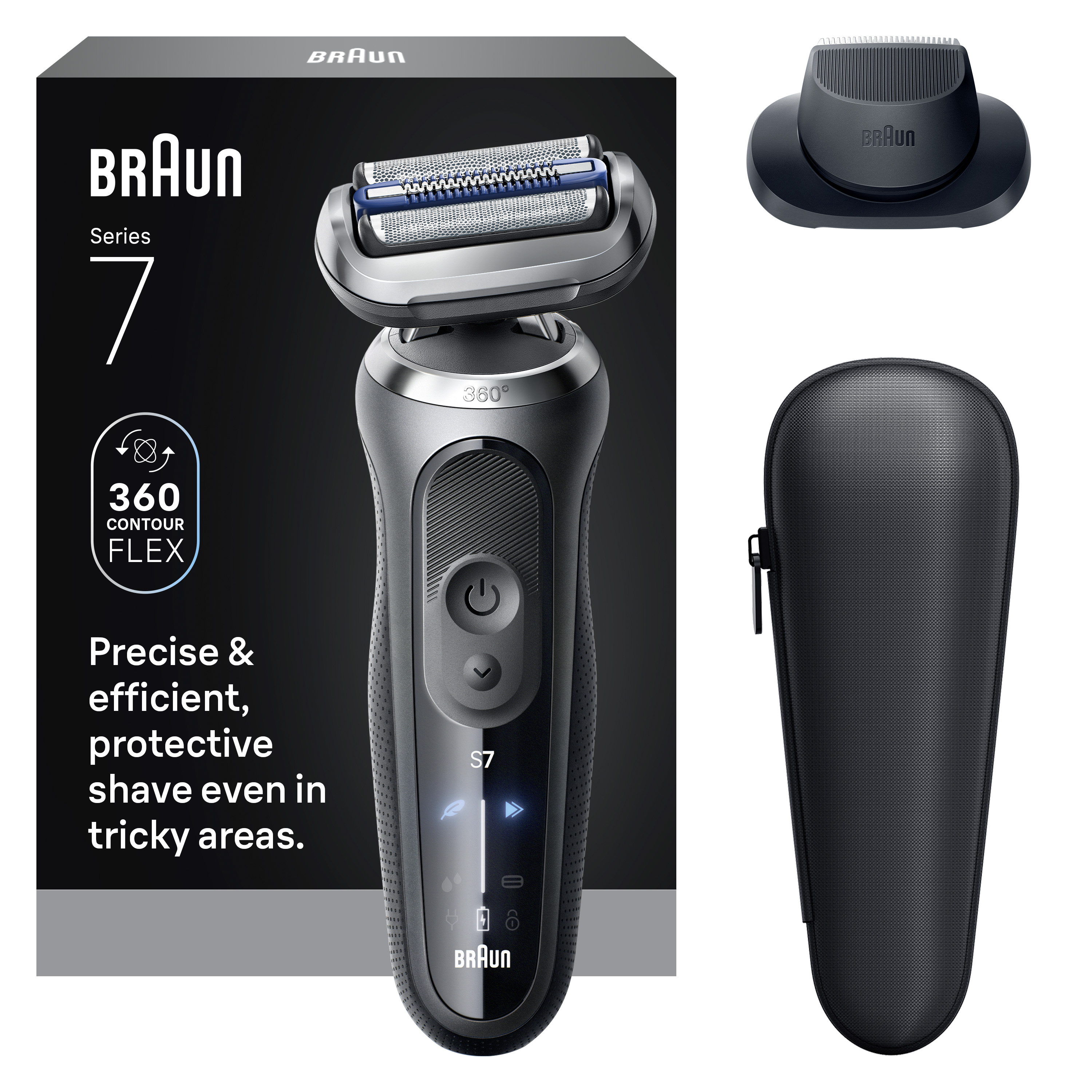 Braun Series 7: Wet & Dry Electric Shavers | Braun CA