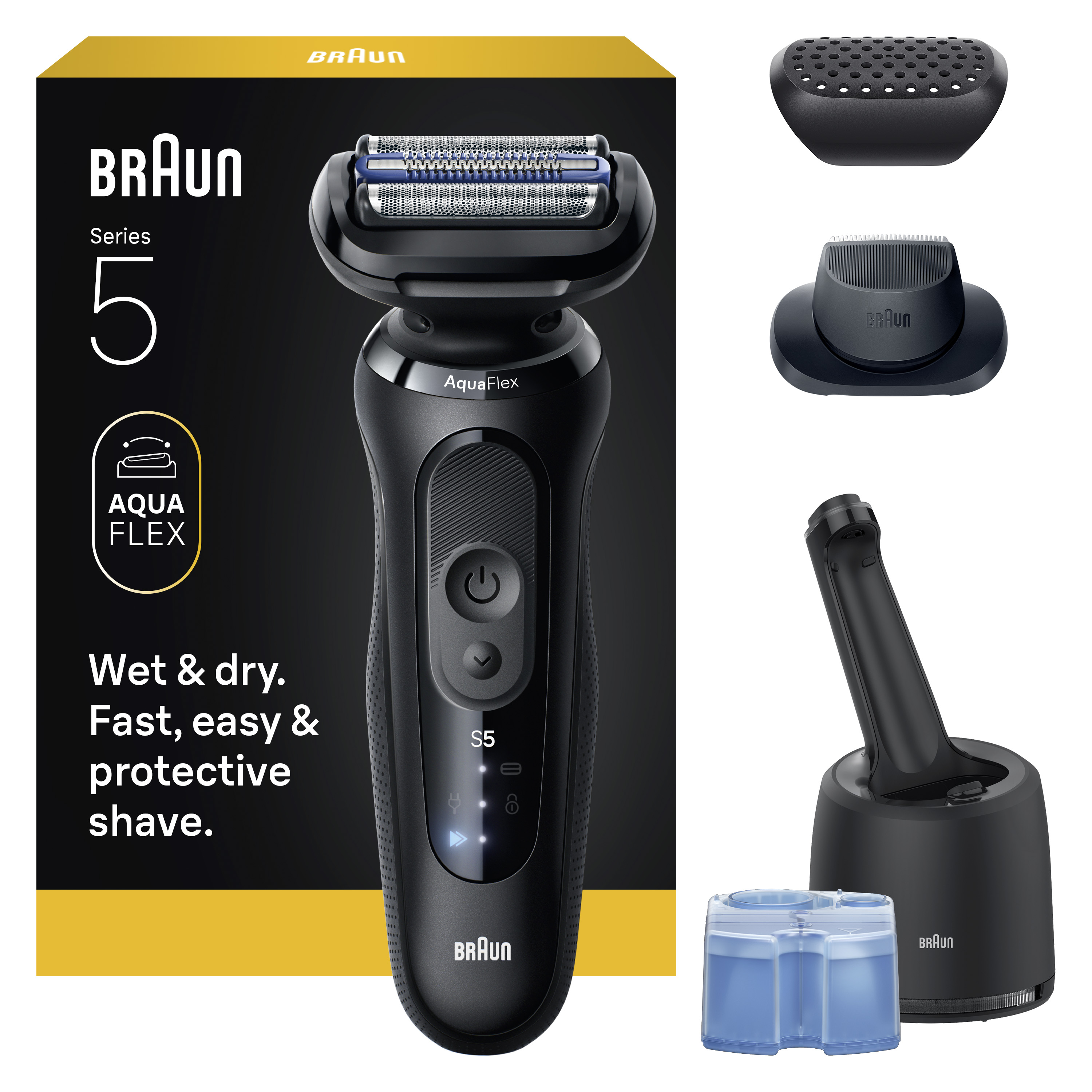 Braun Series 5: Wet & Dry Electric Shavers | Braun CA