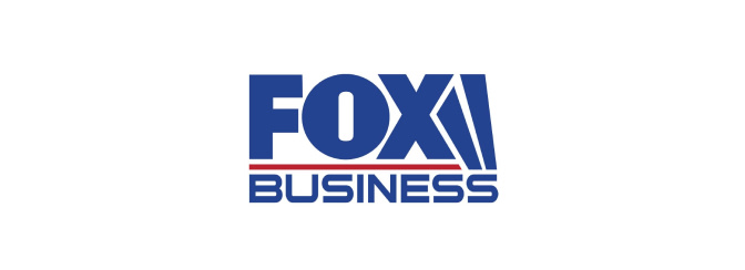 Blue and red Fox Business logo