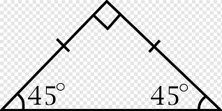 Right isosceles triangle