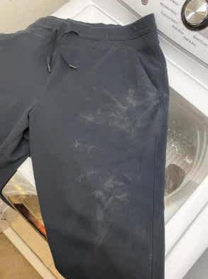 STICKY SCUM OVER CLOTHES