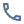 Blue telephone handset icon displayed on a light background, representing a phone call or contact option.