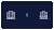 Simple line drawings of city buildings on either side of a blue dollar sign on a dark blue background.