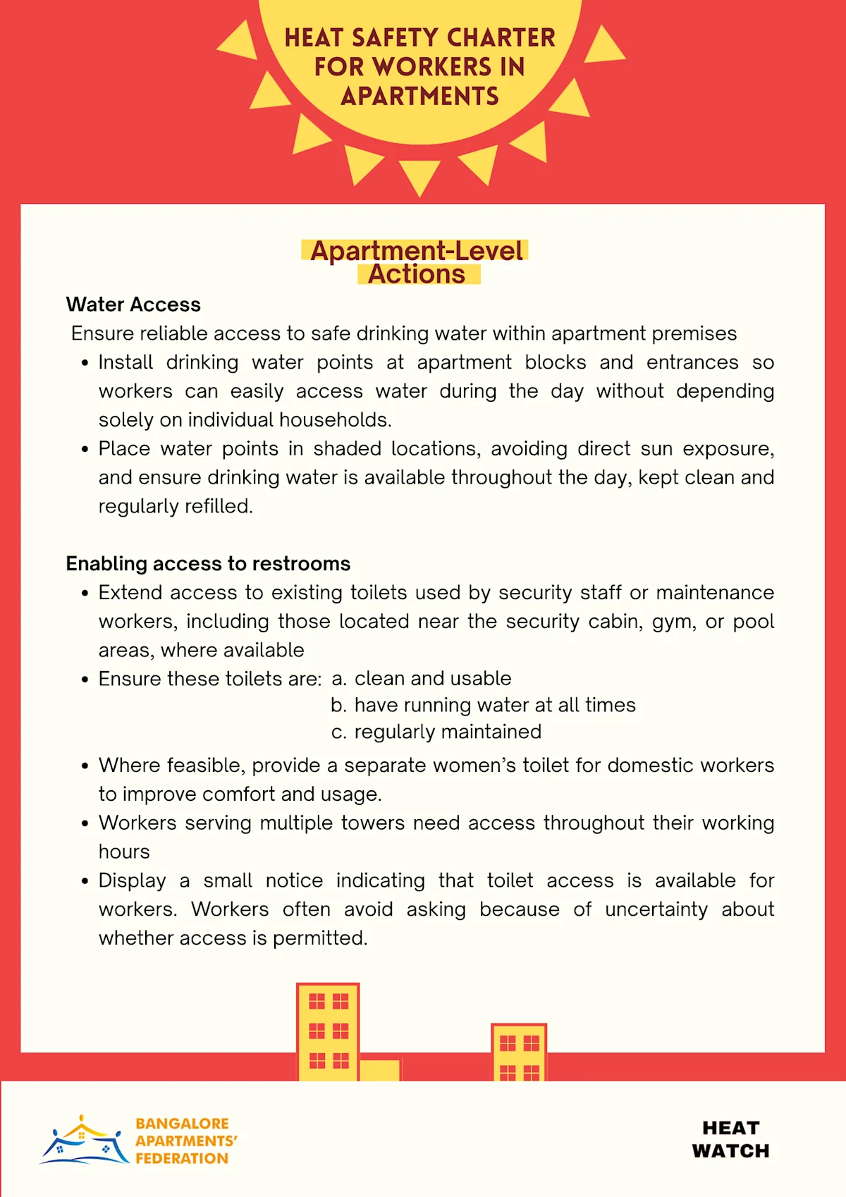 Page 1 - Apartment Level Action for Heat Safety Charter (HW X BAF)