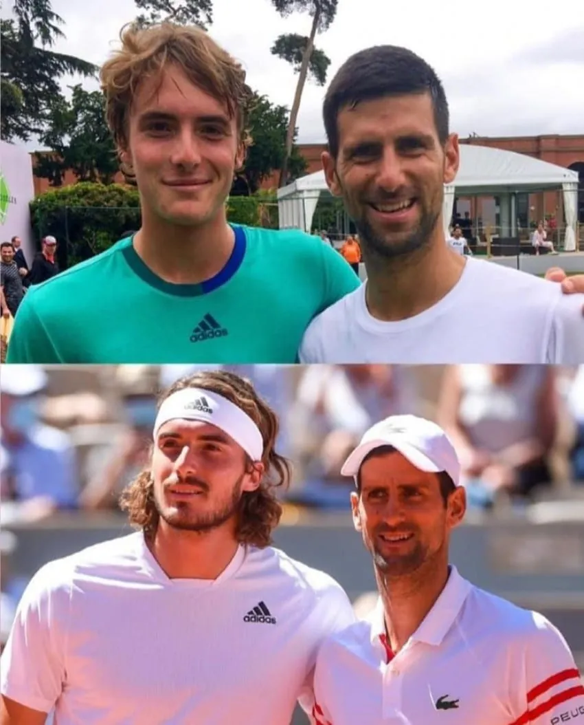 Από εκεί που κάποιος είναι ίνδαλμά σου, σε λίγα χρόνια μπορεί να «παίζετε μαζί». #tsitsipas_style