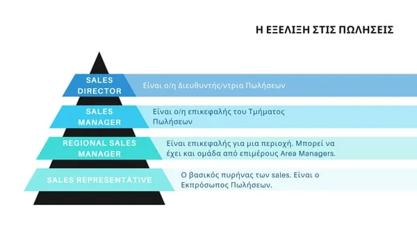 Εδώ μπορείς να δεις μια απλή σχηματική ιεραρχία σε έναν μεγάλο οργανισμό