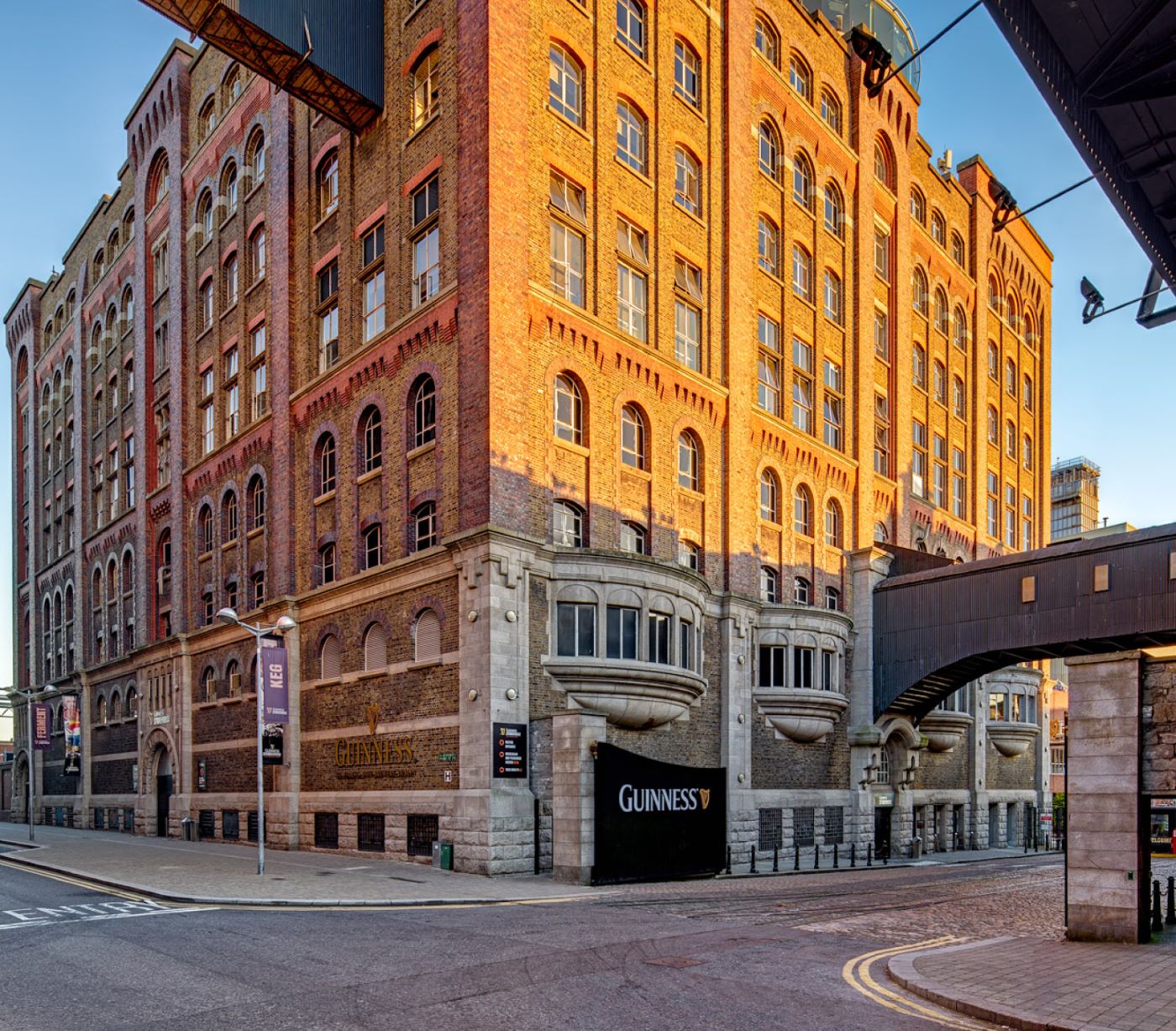 Outside view of Guinness Storehouse building