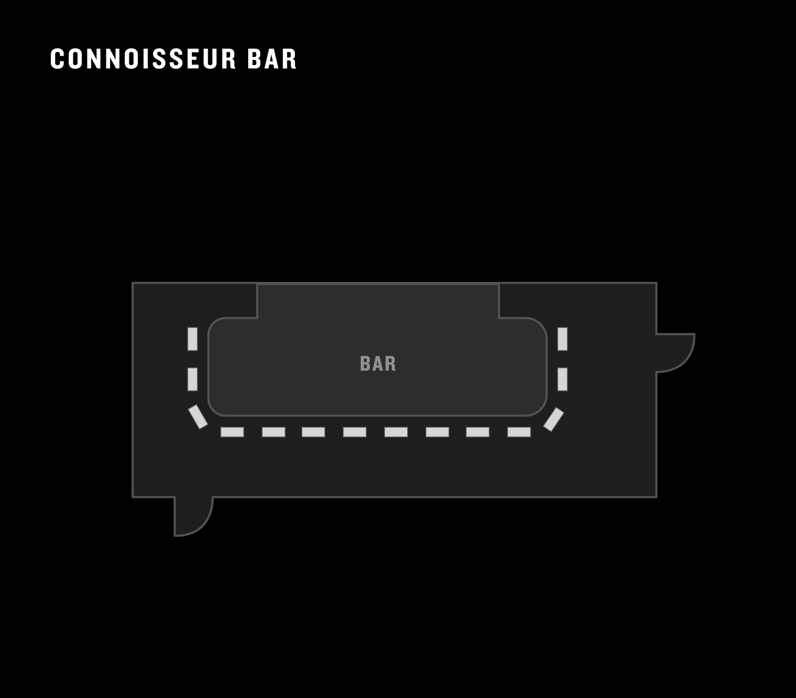 Connoisseur Bar Floor Plan