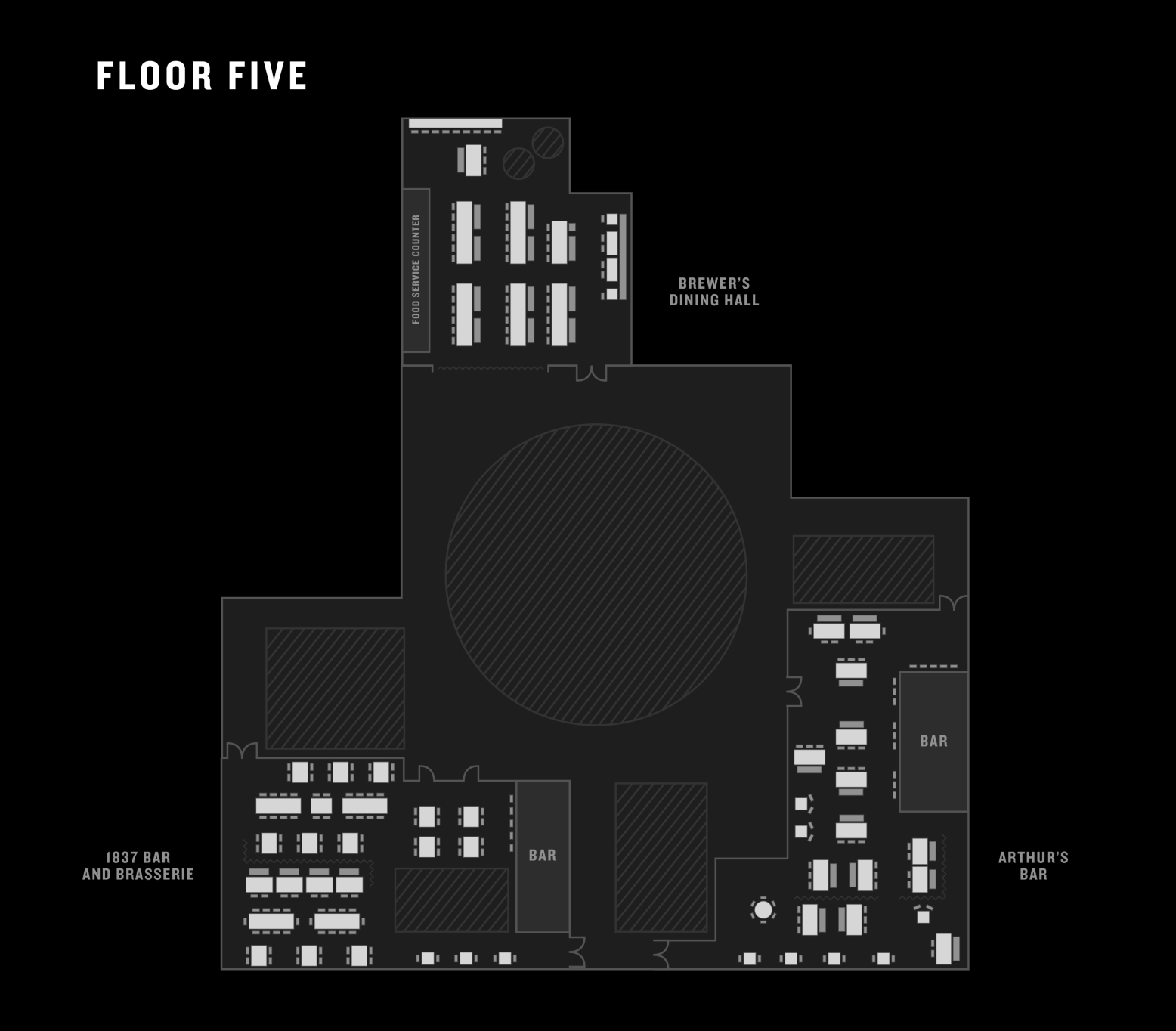 Floor plan of 5th floor