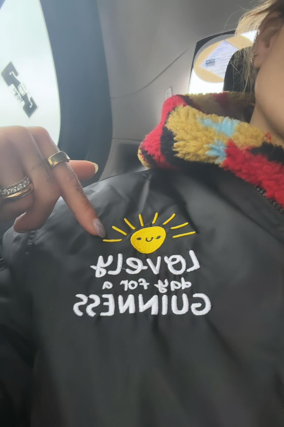 Rita Ora wearing Guinness x Fatti Burke apparel