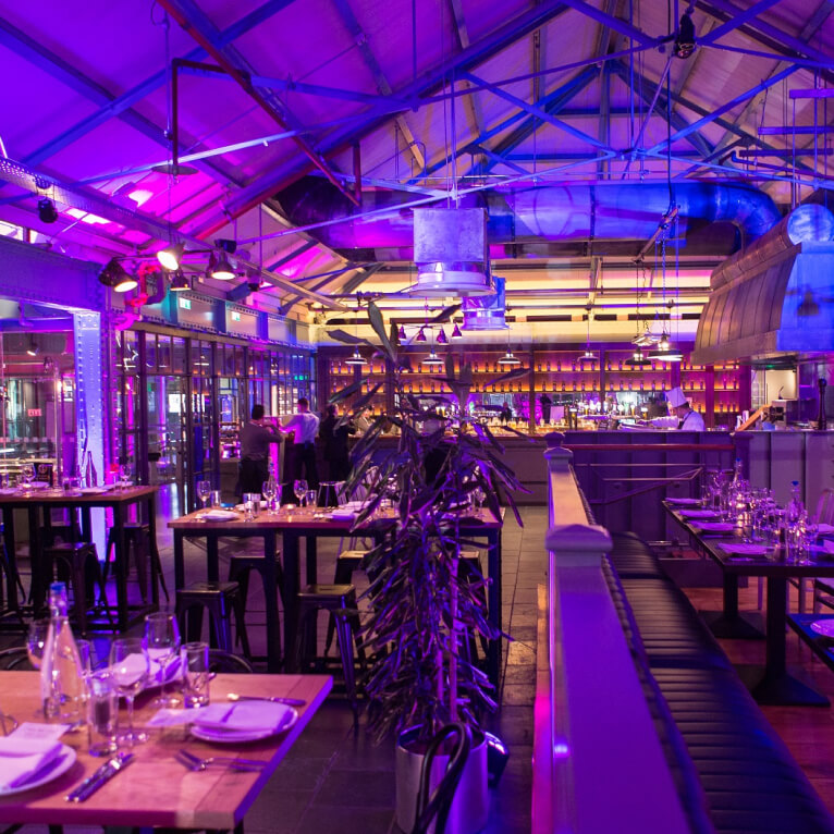 1837 restaurant set up for private event