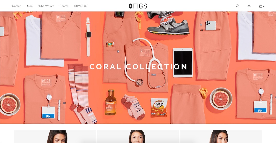 FIGS Shopify Plus Sustainable Brands Ethical Brands on Shopify