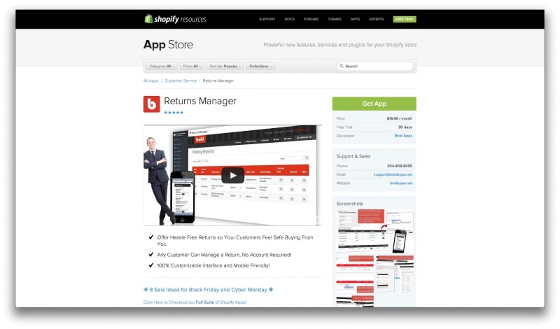 Returns Manager