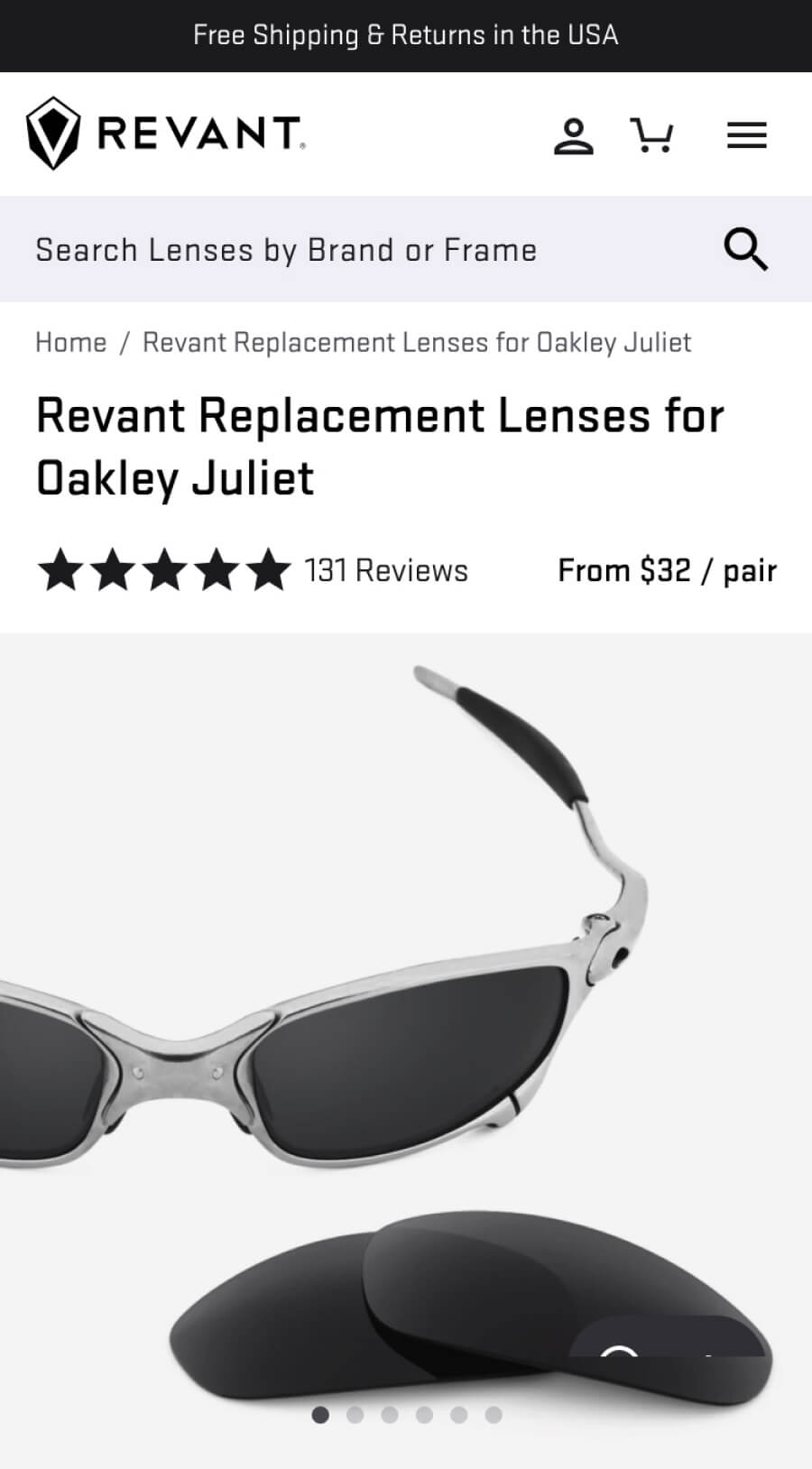 HIPAA Compliant Shopify Plus website Revant Optics