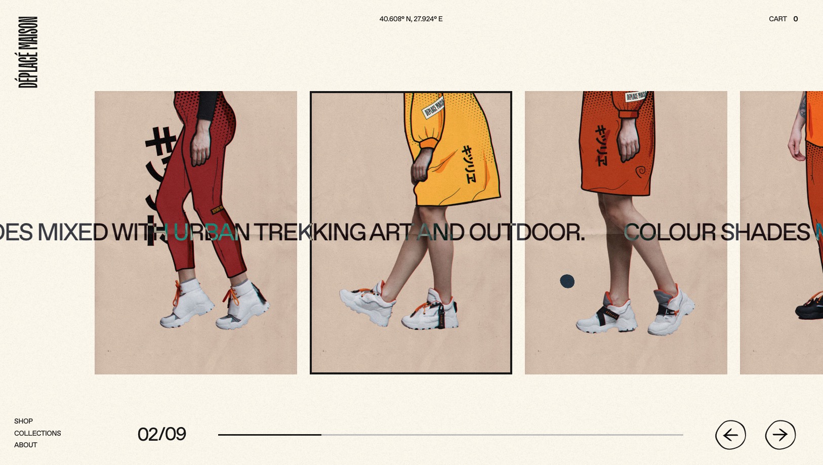 Deplace Maison e-commerce design