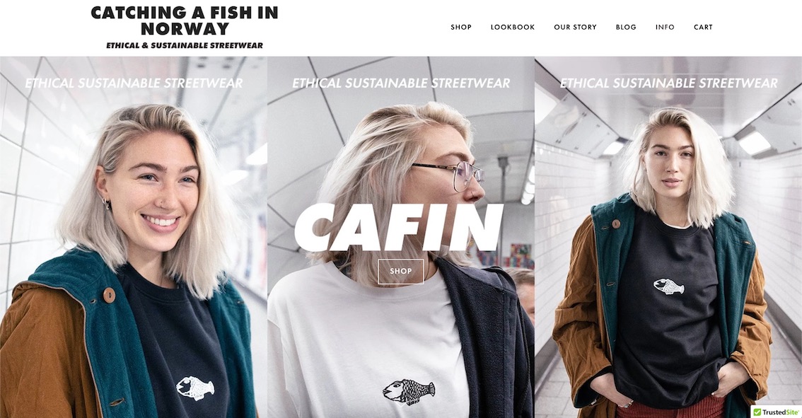 Cafin Shopify Plus Sustainable Brands Ethical Brands on Shopify