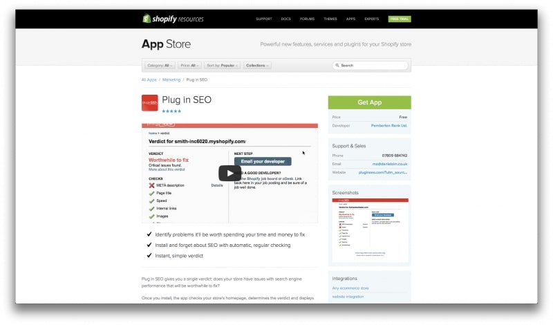 Plug in SEO