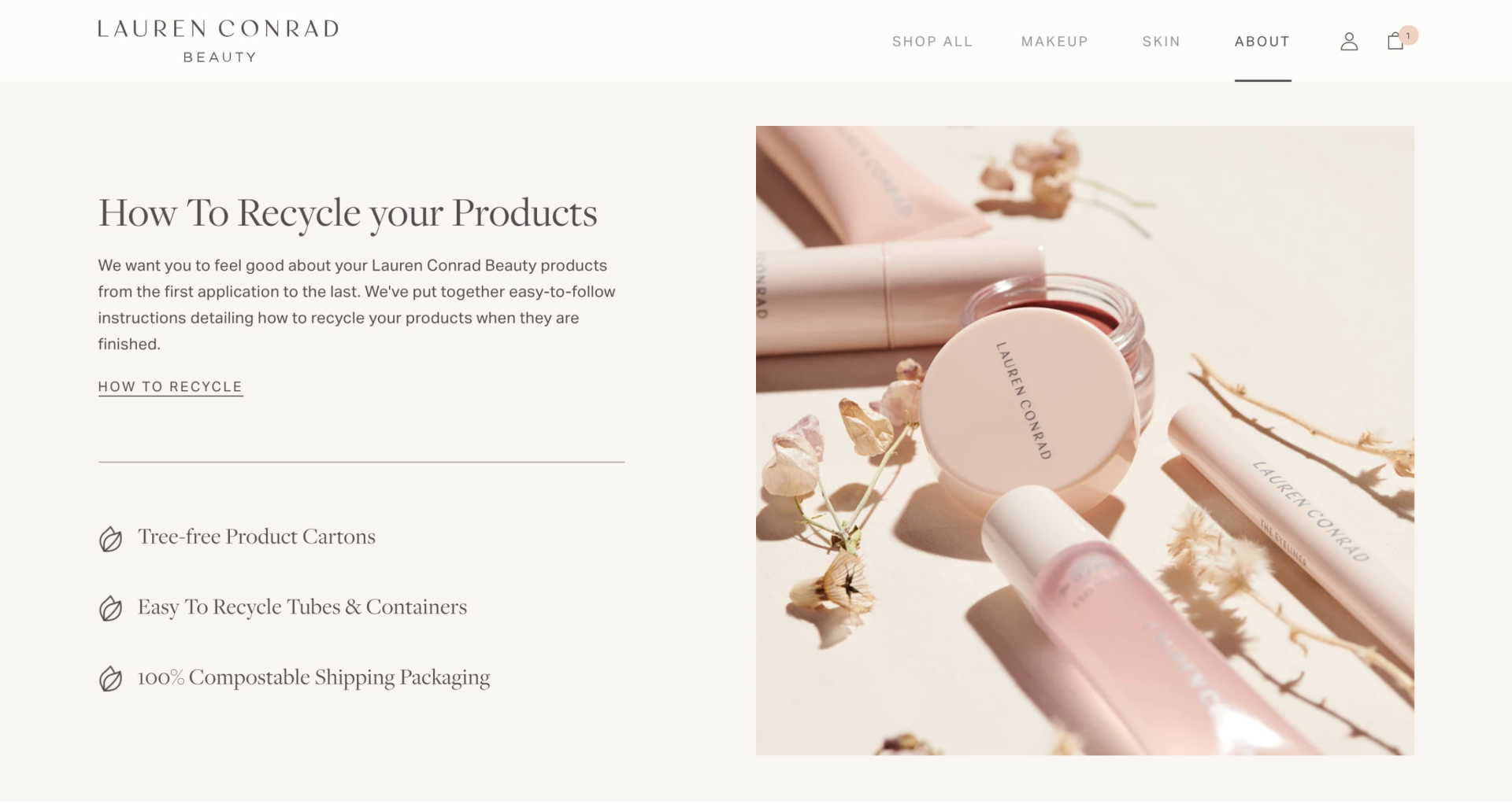 Lauren Conrad Beauty Desktop Screenshot 2