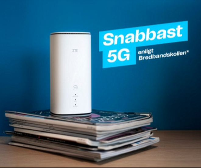 Bredband via fiber eller 5G med nöjdhetsgaranti | Telenor