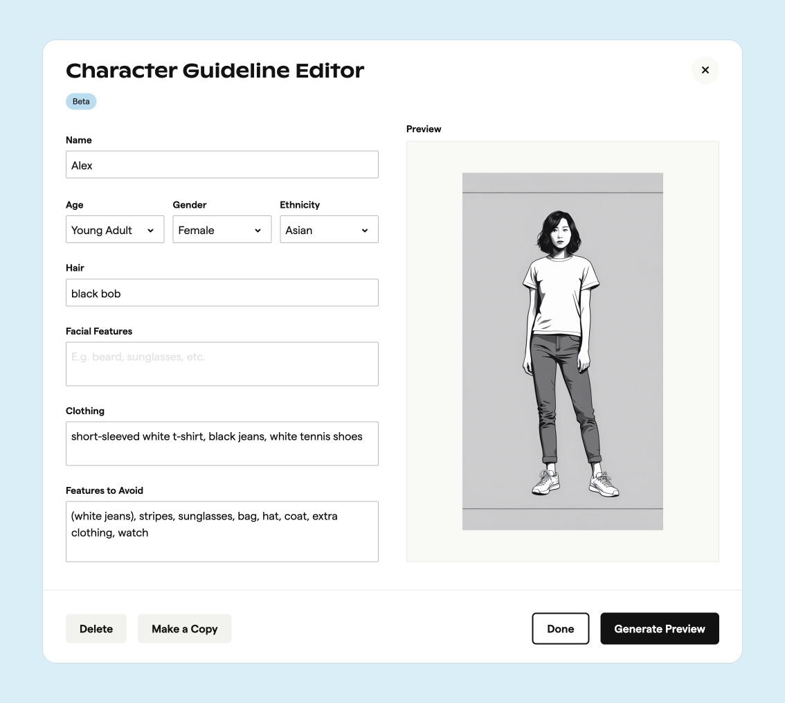 guideline-editor