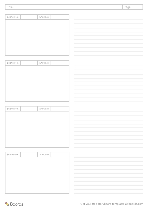 kasket Forberedelse Husarbejde 40+ FREE storyboard templates (PDF, PSD, Word & PPT) | Boords