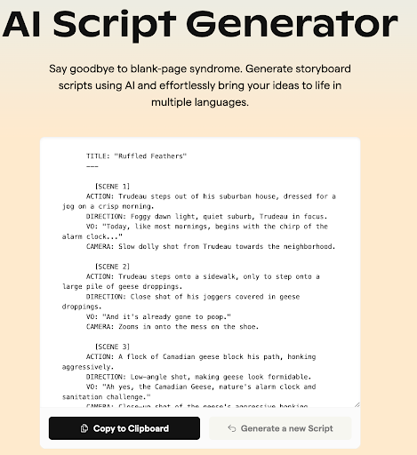 The 5 Best AI Movie Script Generators In 2024 Boords   Boords Script 