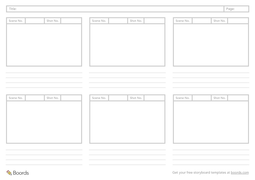 Free Storyboard Template Powerpoint PRINTABLE TEMPLATES