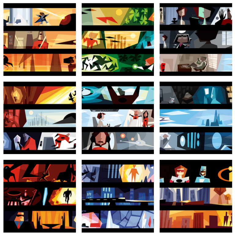The Incredibles - colorscript