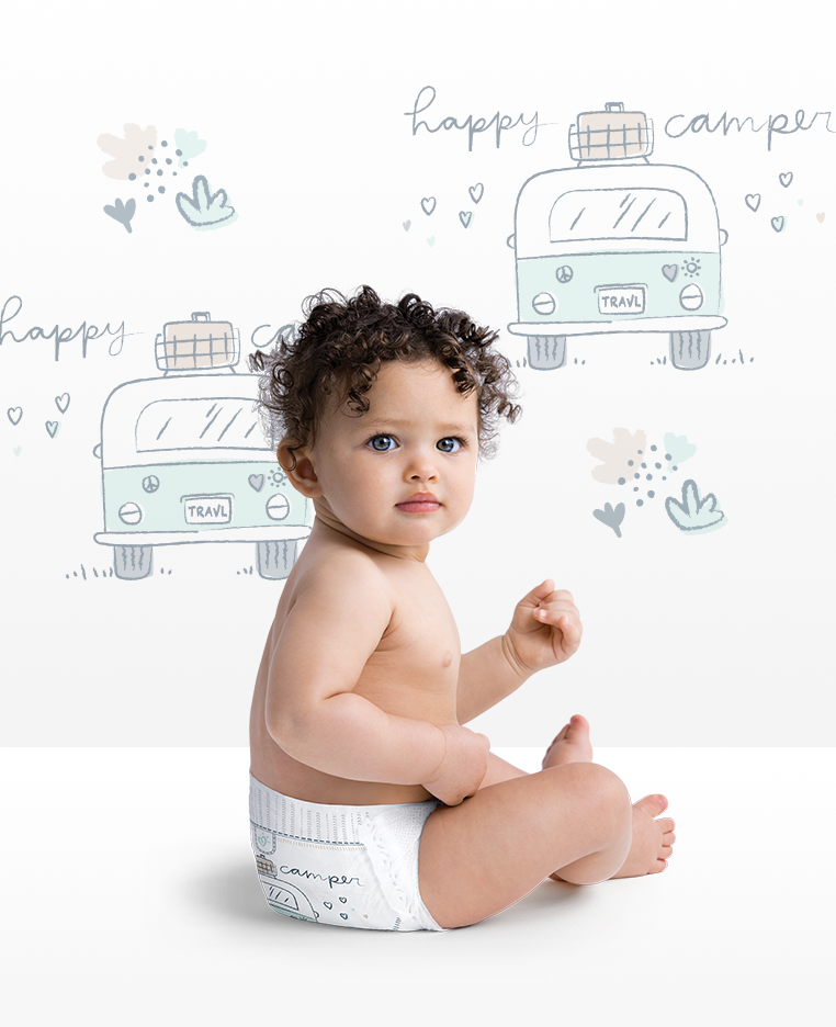 Pampers Pure Disposable Baby Diapers, Hypoallergenic and Fragrance