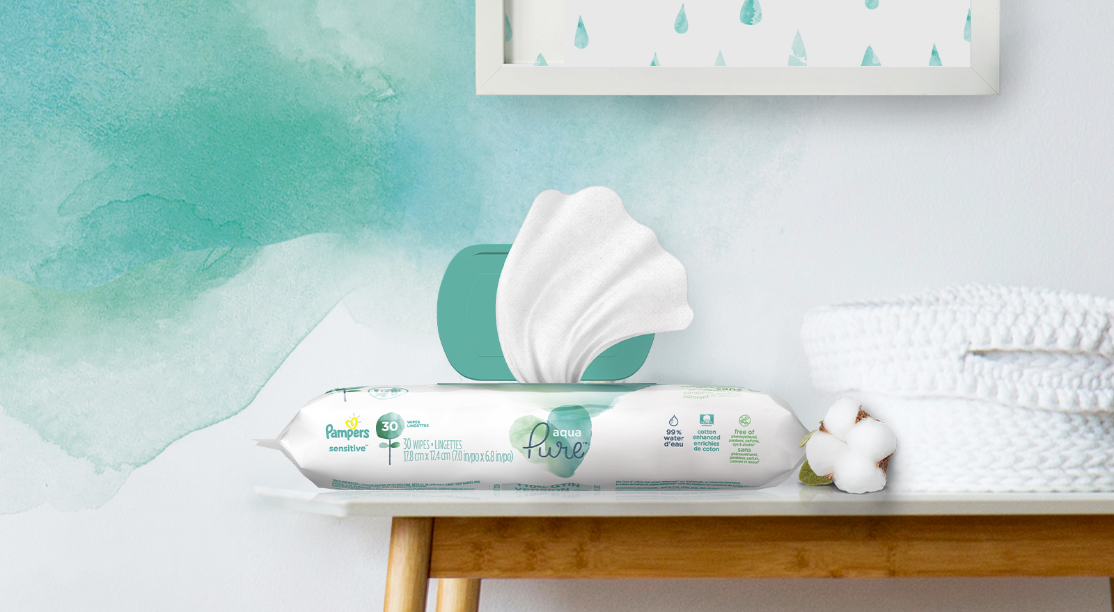 pampers pure sensitive wipes