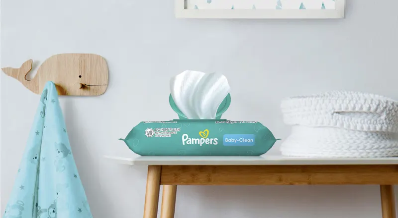 Pampers® Baby-Clean Baby Fresh™ Scent Wipes.