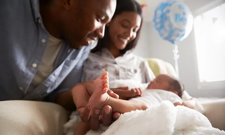 Newborn baby first poop