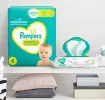 Swaddlers diapers and Sensitive wipes combo