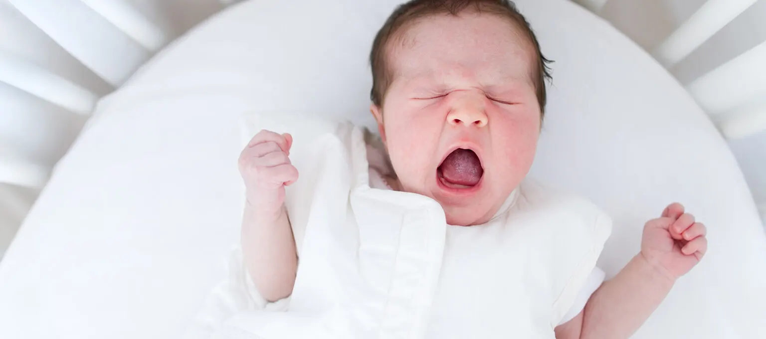 How do i get my newborn outlet to sleep through the night