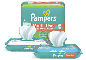 Pampers Pure Protection Diapers - Size 2, 12 - 18 lbs, 144 ct – LOWMAXX