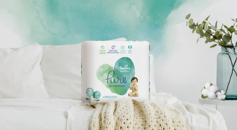Pampers® Pure Protection Diapers.