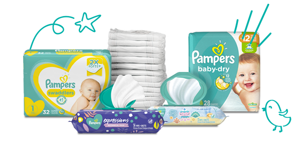 all pampers products