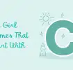 girl names that start with c