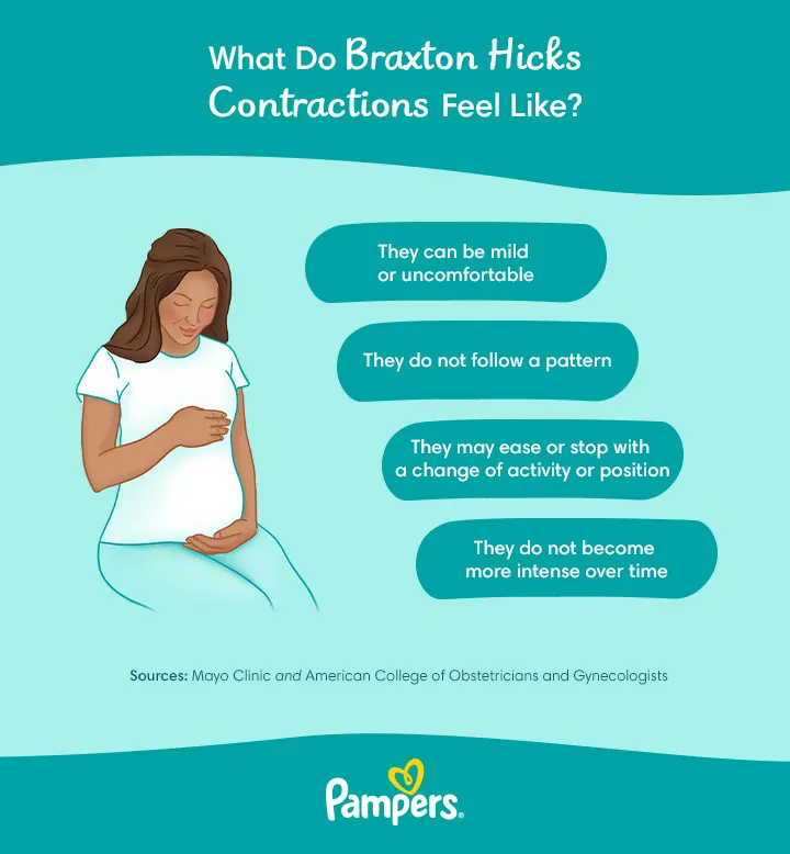 What Are Braxton Hicks Contractions? Explained Pampers CA