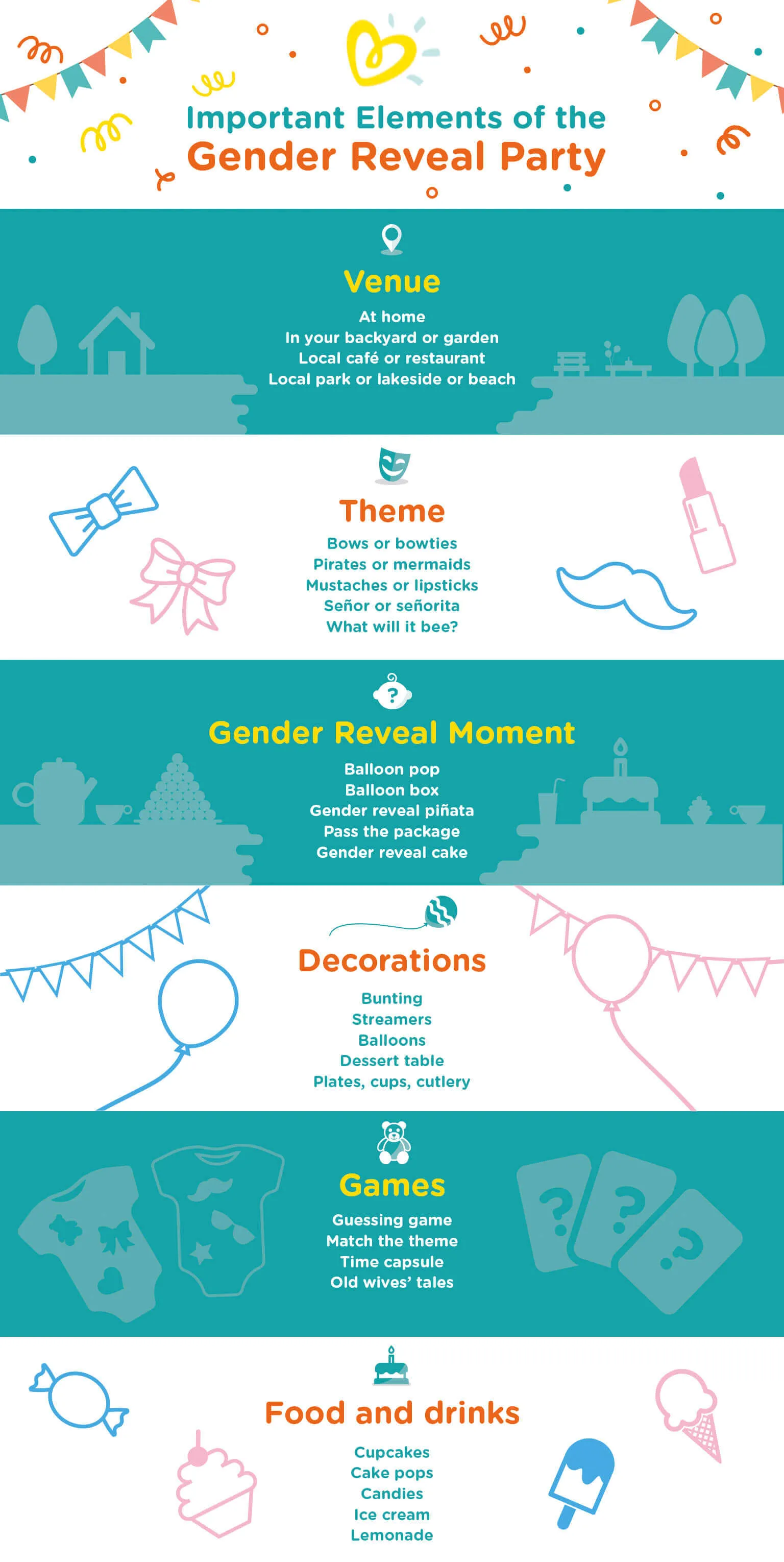 7 Must-Do Gender Reveal Party Ideas