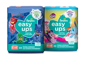 Pampers Potty Training Underwear for Toddlers, Easy Ups Diapers, Training  Pants for Girls and Boys, Size 4 (2T-3T), 112 Count, Giant Pack