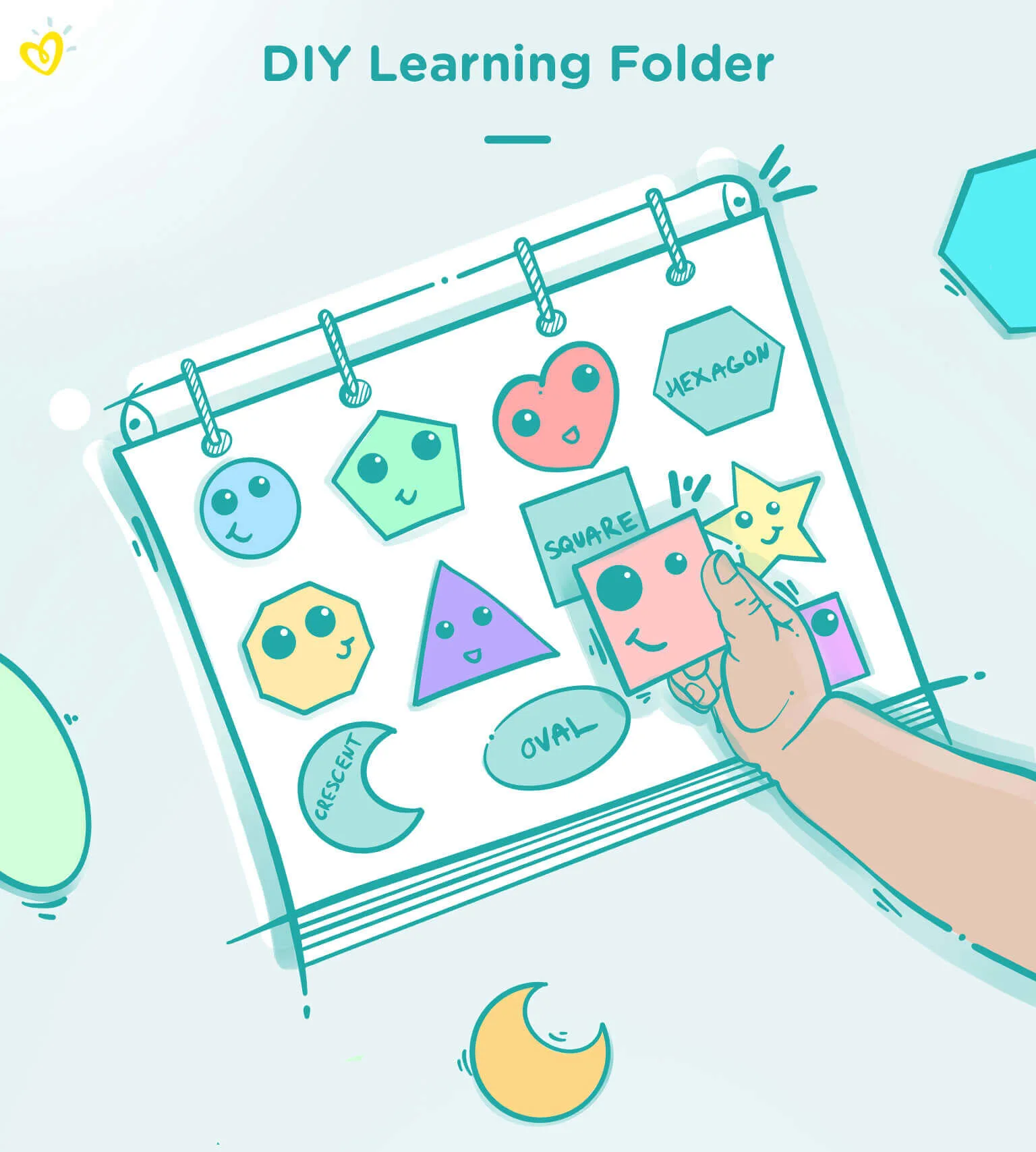 indoor activities for babies and toddlers-Article Content Image 3 DIY learning folder