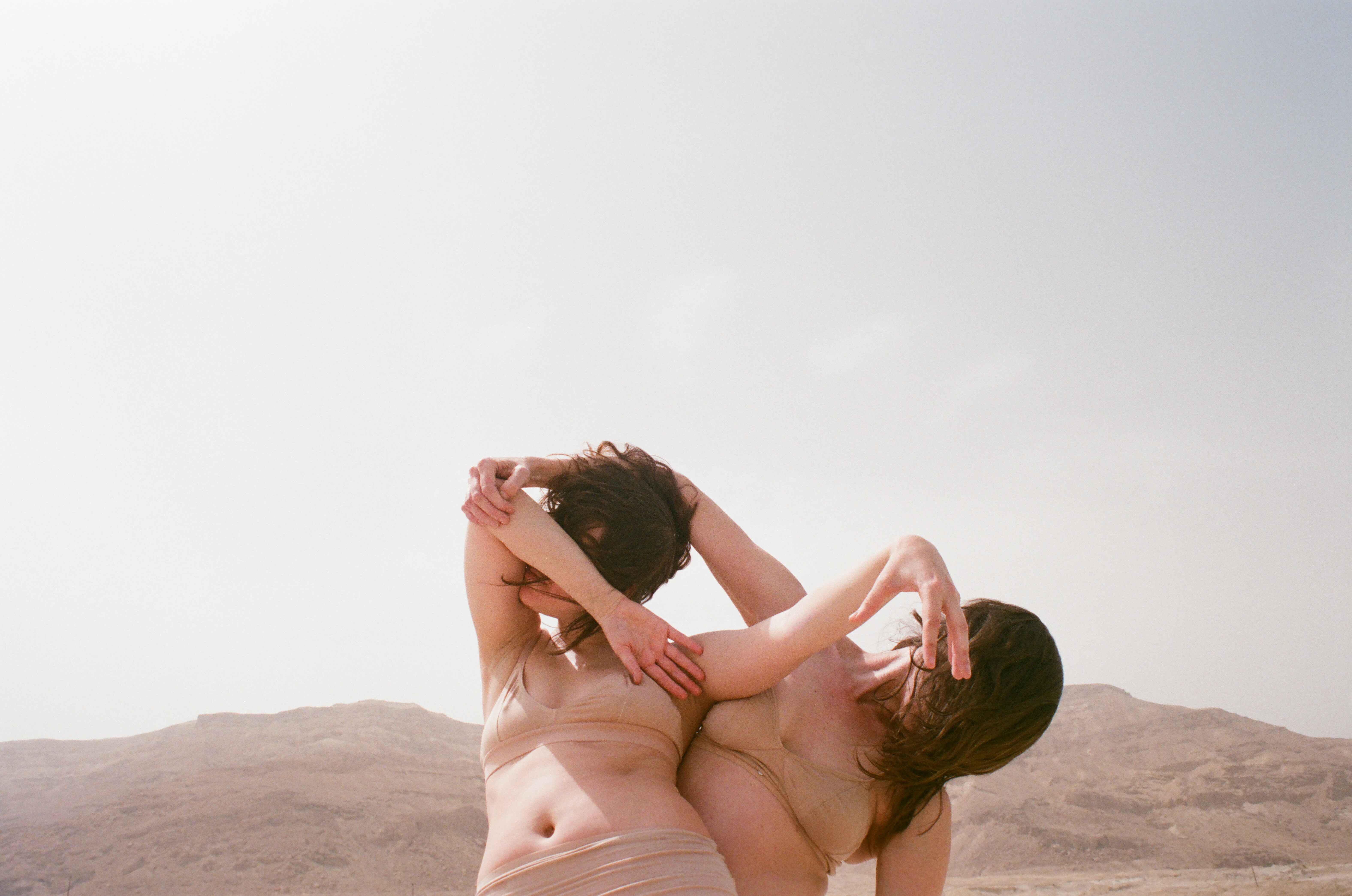 Two girls: Laurie Franck